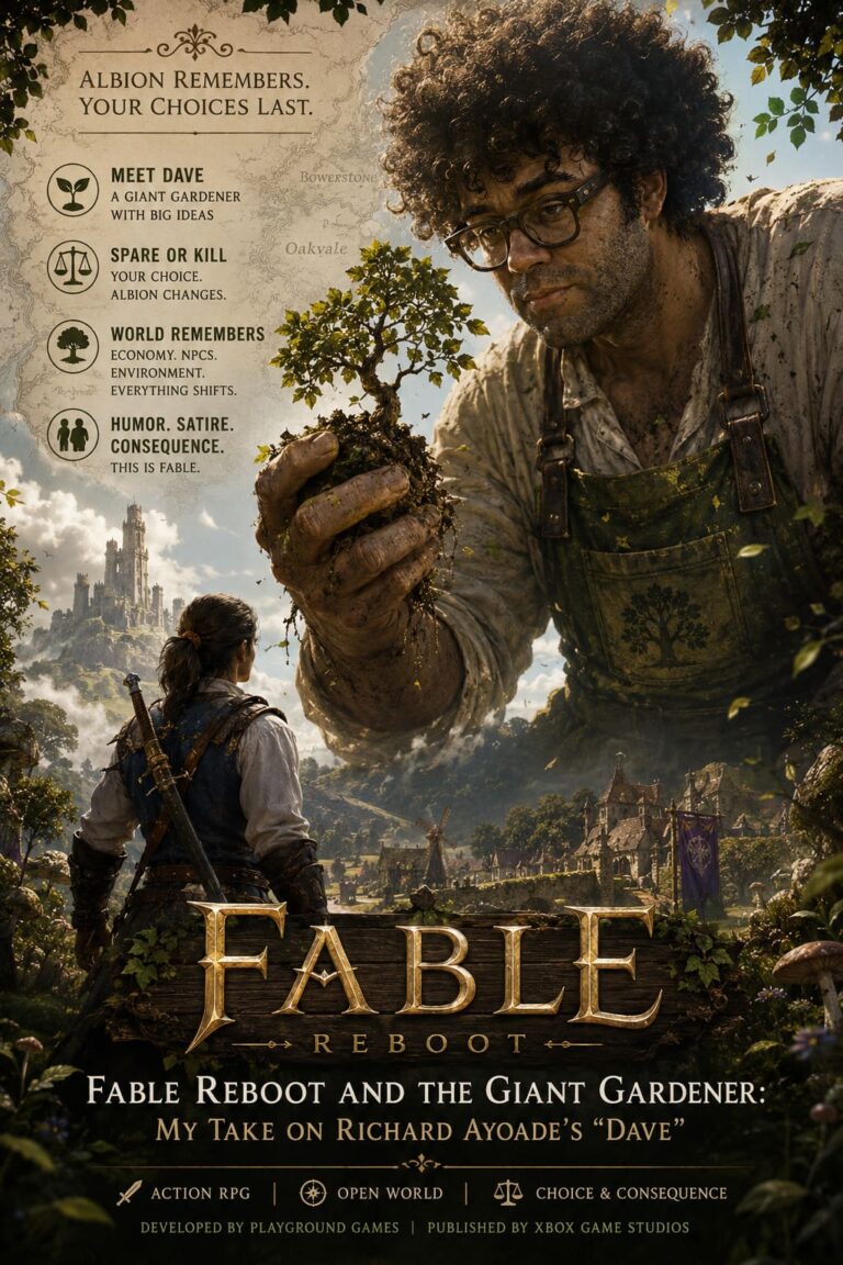 Fable Reboot and the Giant Gardener: My Take on Richard Ayoade’s “Dave”