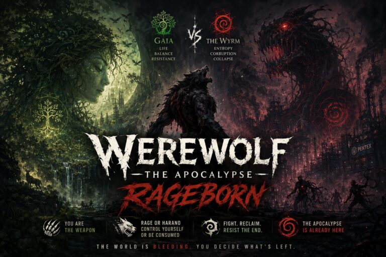 Gaia vs. Wyrm: The Lore Behind the War in Werewolf: Rageborn Gaia vs. Wyrm: The Lore Behind the War in Werewolf: Rageborn
