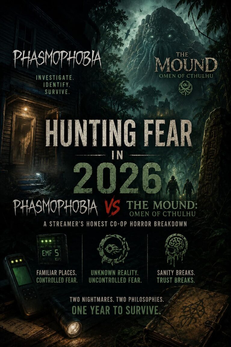 Phasmophobia vs The Mound: Omen of Cthulhu — Which is the Scarier Co-op?