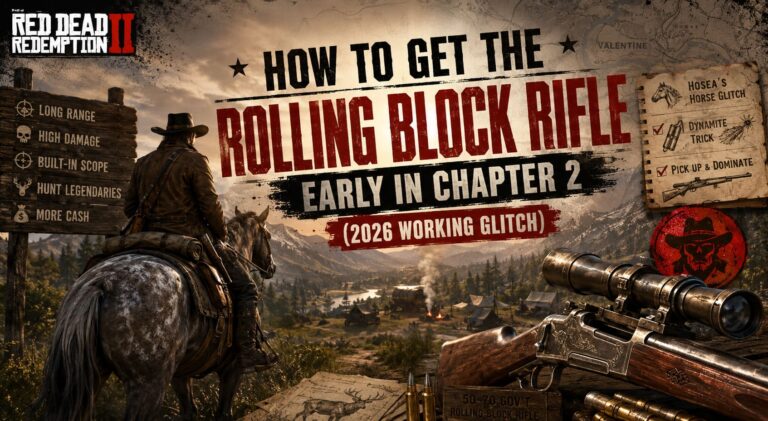 RDR2 Guide: How to Get the Rolling Block Rifle Early in Chapter 2 (2026 Working Glitch)