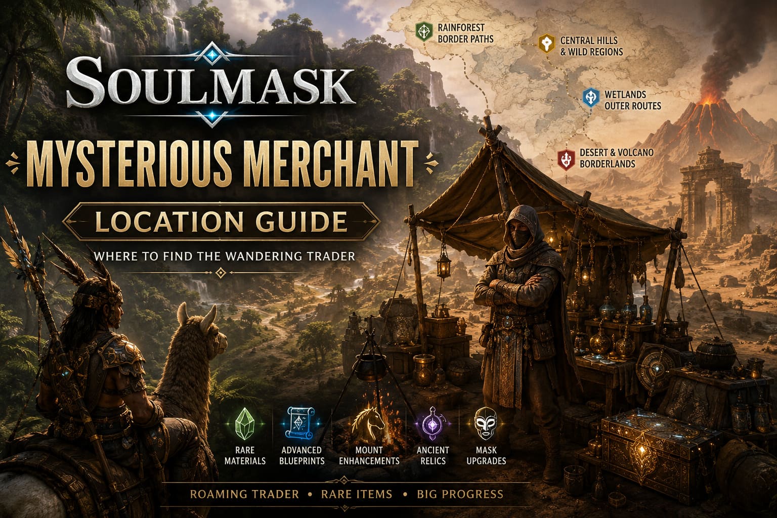 Soulmask Mysterious Merchant Location Guide: Where to Find the Wandering Trader