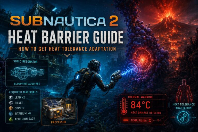 Subnautica 2 Heat Barrier Guide: How to Get Heat Tolerance Adaptation