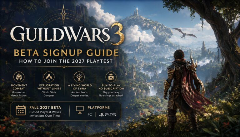 Guild Wars 3 Beta Signup Guide: How to Join the 2027 Playtest Guild Wars 3 Beta Signup Guide: How to Join the 2027 Playtest