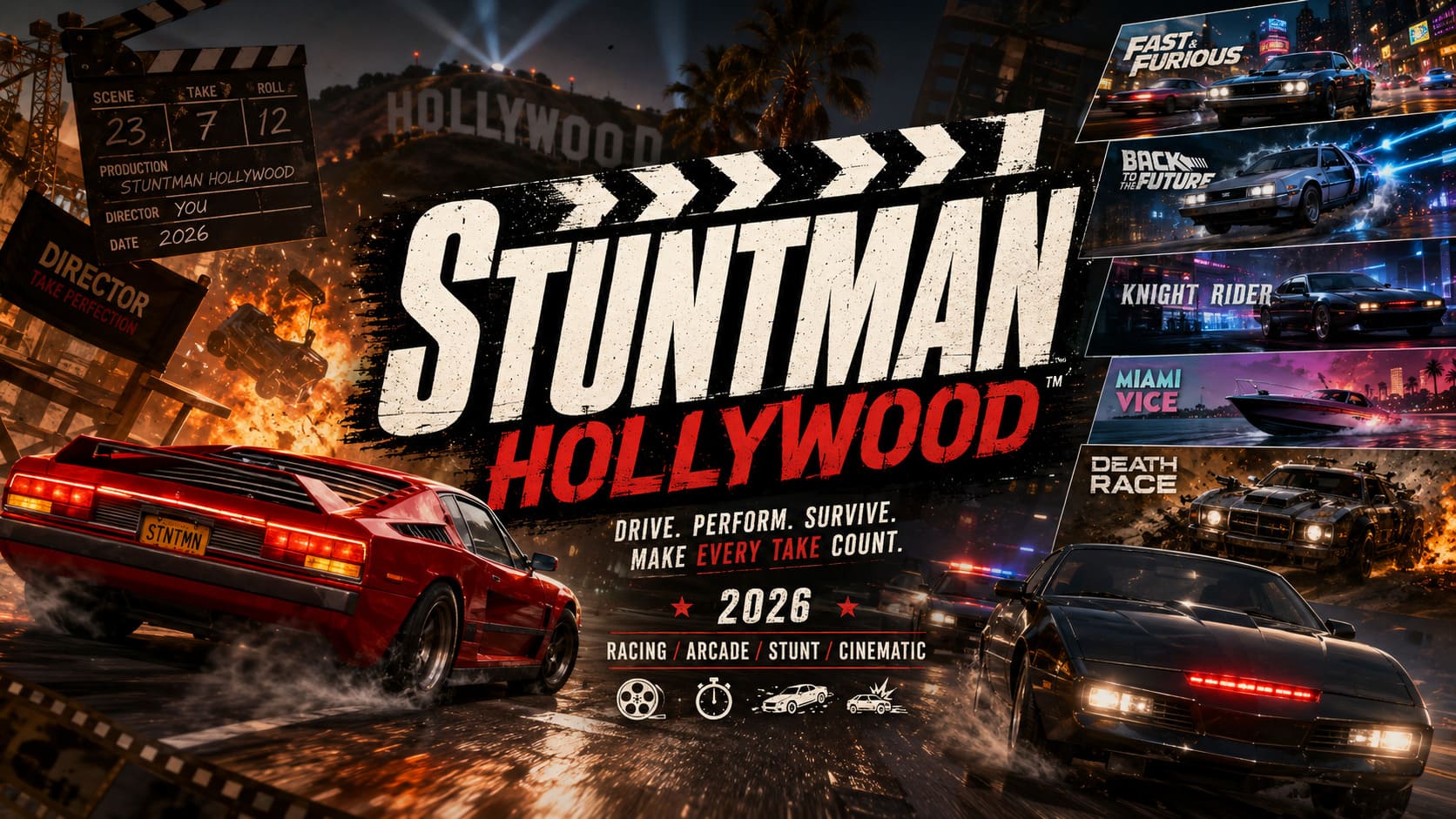 Stuntman Hollywood (2026): A Racing Game Revival That Finally Brings Back Controlled Chaos Stuntman Hollywood (2026): A Racing Game Revival That Finally Brings Back Controlled Chaos