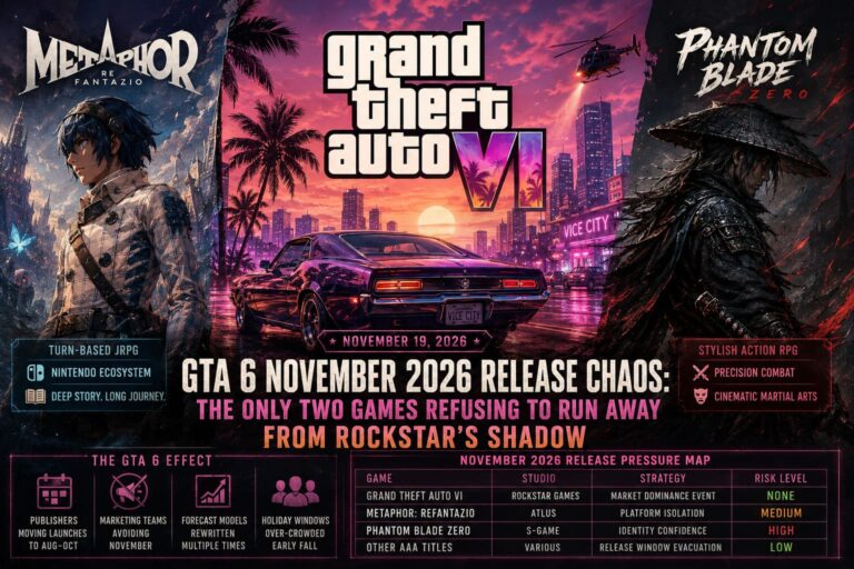 GTA 6 November 2026 Release Chaos: The Only Two Games Refusing to Run Away From Rockstar’s Shadow