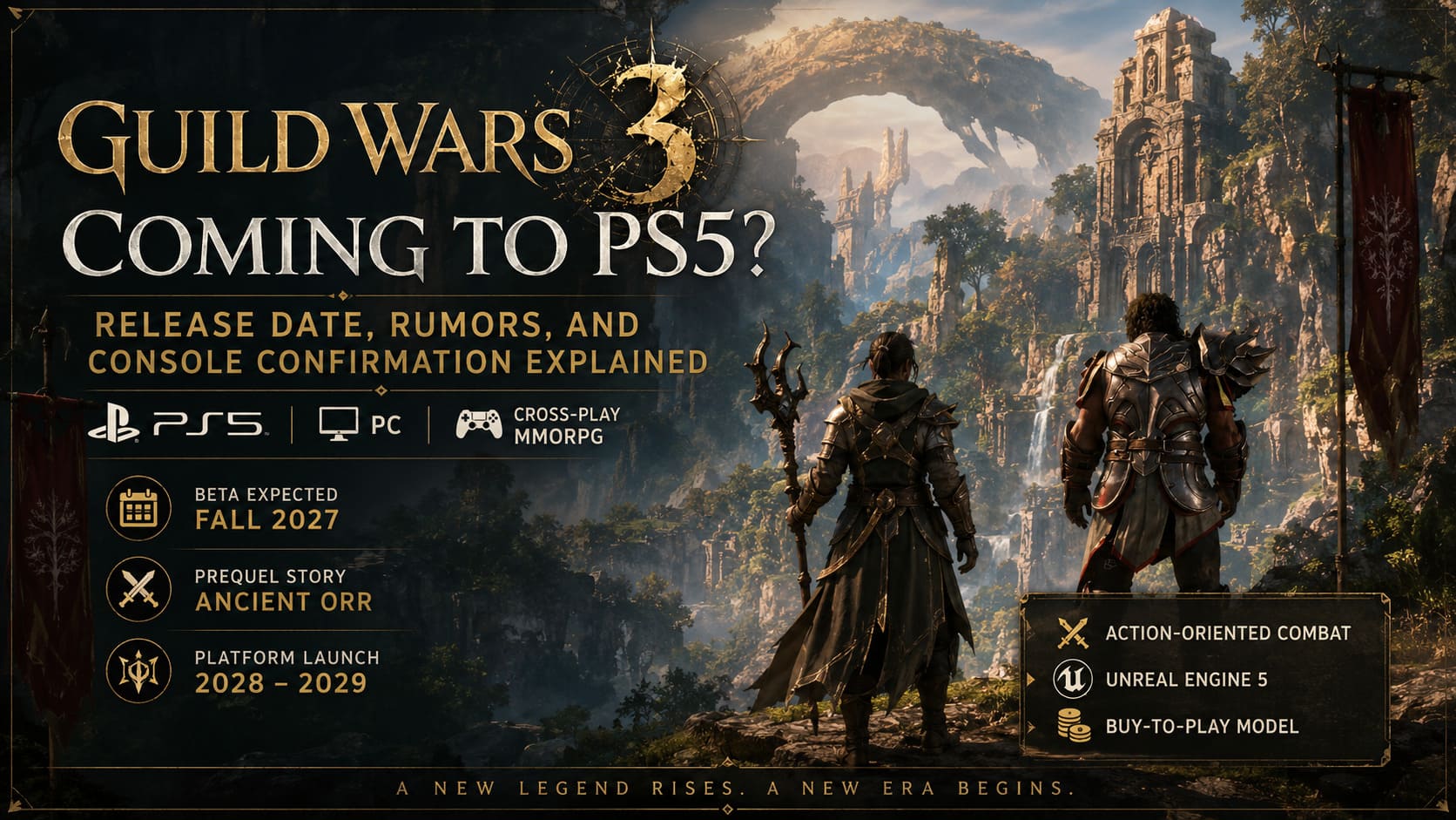 Guild Wars 3 Coming to PS5? Release Date, Rumors, and Console Confirmation Explained Guild Wars 3 Coming to PS5? Release Date, Rumors, and Console Confirmation Explained