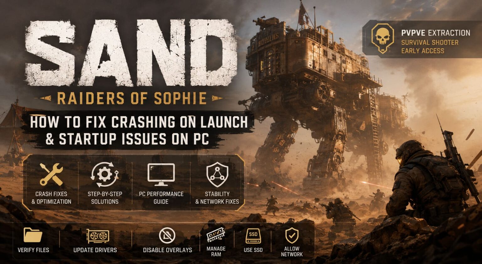 How to Fix SAND: Raiders of Sophie Crashing on Launch and Startup ...