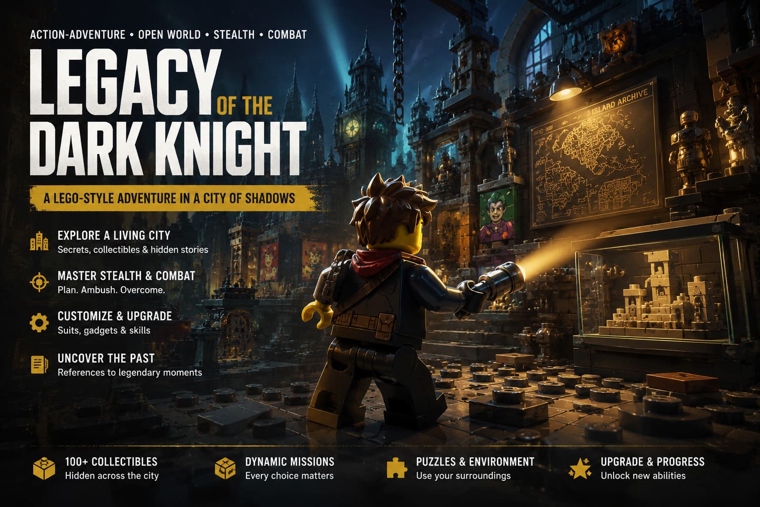 LEGO Batman Legacy of the Dark Knight Easter Eggs: Best Arkham References and Secrets Discovered