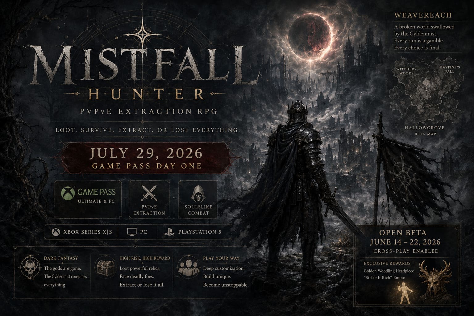 Mistfall Hunter Game Pass Release Date – Dark Fantasy Extraction RPG Breakdown Mistfall Hunter Game Pass Release Date – Dark Fantasy Extraction RPG Breakdown