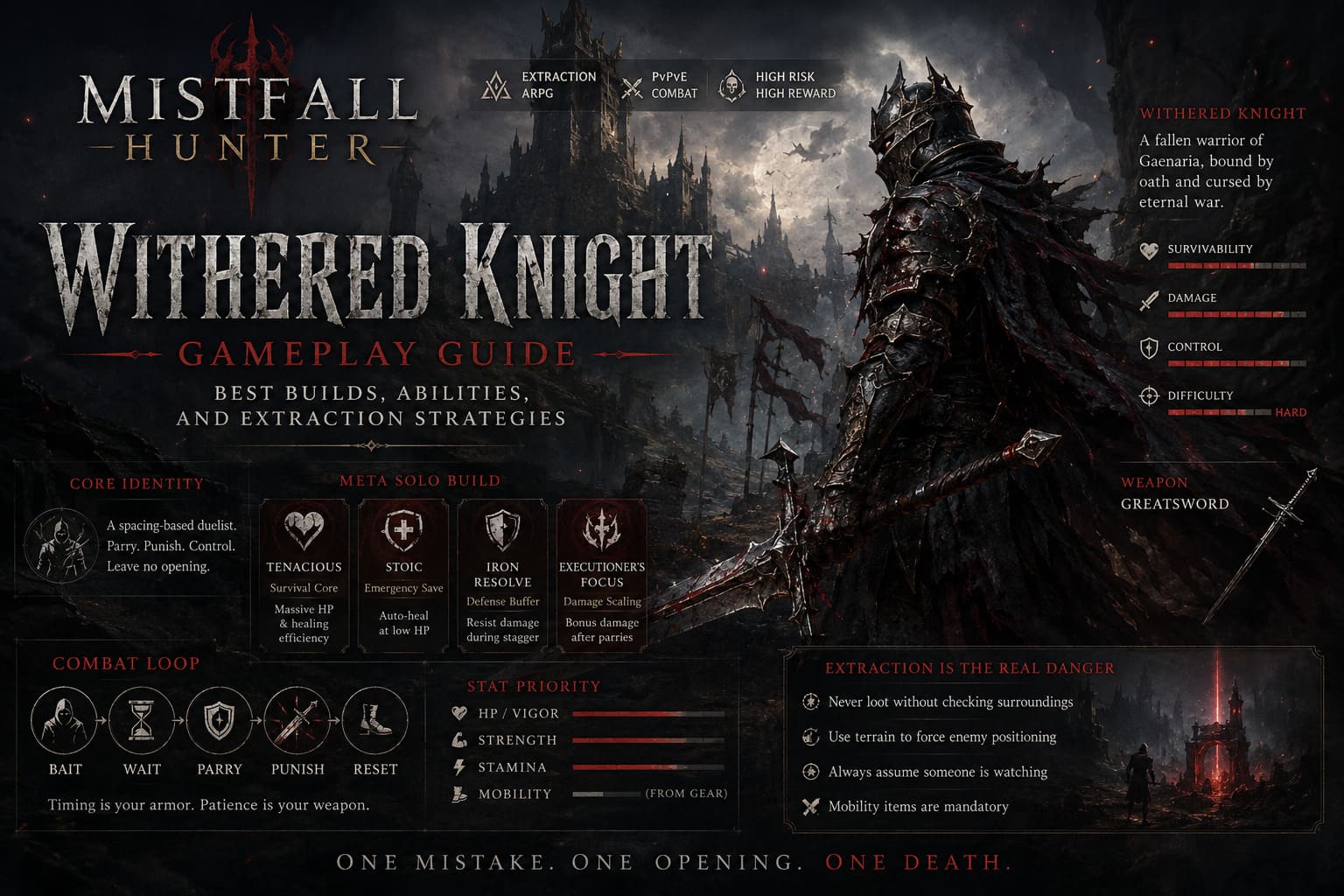 Mistfall Hunter Withered Knight Gameplay Guide: Best Builds, Abilities, and Extraction Strategies Mistfall Hunter Withered Knight Gameplay Guide: Best Builds, Abilities, and Extraction Strategies