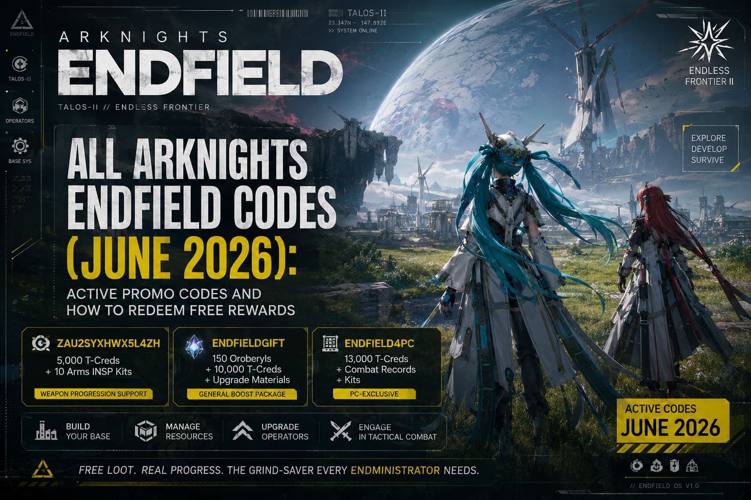 All Arknights Endfield Codes: Active Promo Codes and How to Redeem Free Rewards