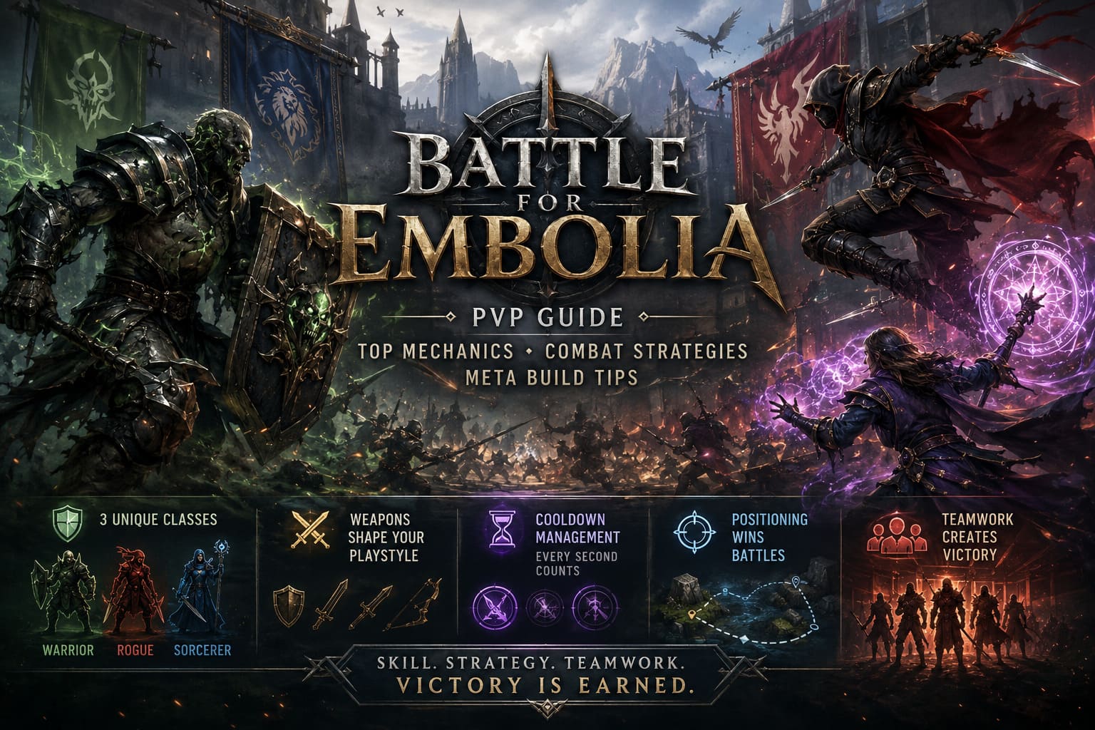 Battle For Embolia PvP Guide: Top Mechanics, Combat Strategies, and Meta Build Tips Battle For Embolia PvP Guide: Top Mechanics, Combat Strategies, and Meta Build Tips