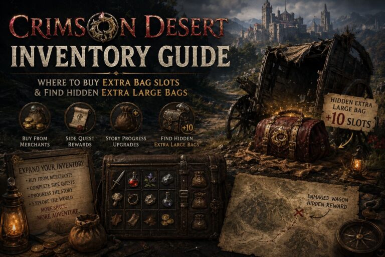 Crimson Desert Inventory Guide: Where to Buy Extra Bag Slots and Find Hidden Extra Large Bags