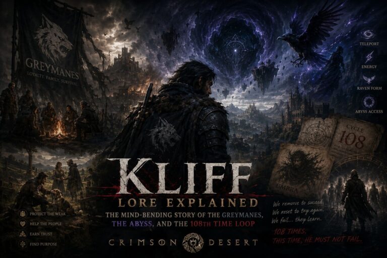 Crimson Desert Kliff Lore Explained: The Mind-Bending Story of the Greymanes, the Abyss, and the 108th Time Loop