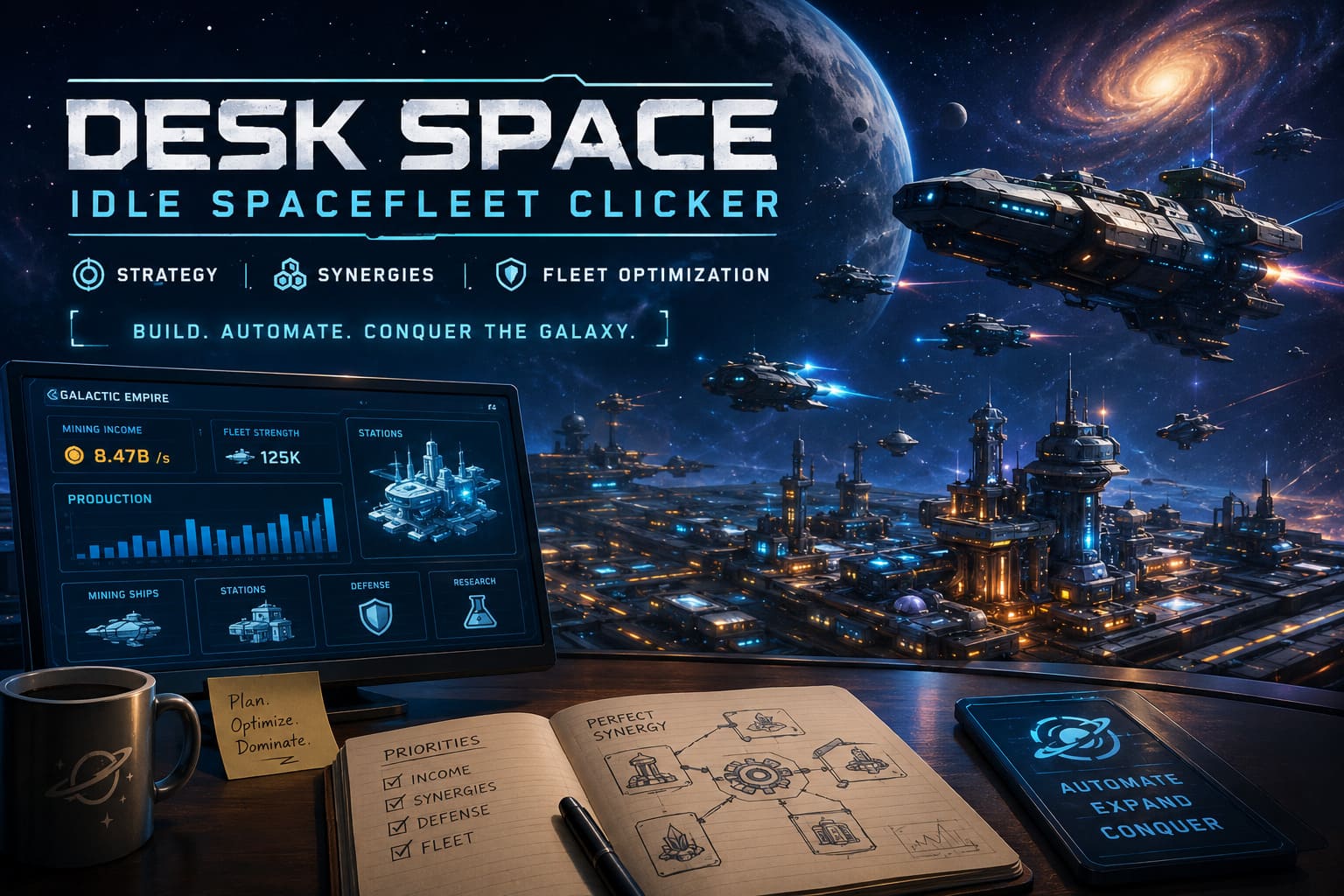 Desk Space Idle Spacefleet Clicker Guide: Strategy, Synergies, and Fleet Optimization Desk Space Idle Spacefleet Clicker Guide: Strategy, Synergies, and Fleet Optimization