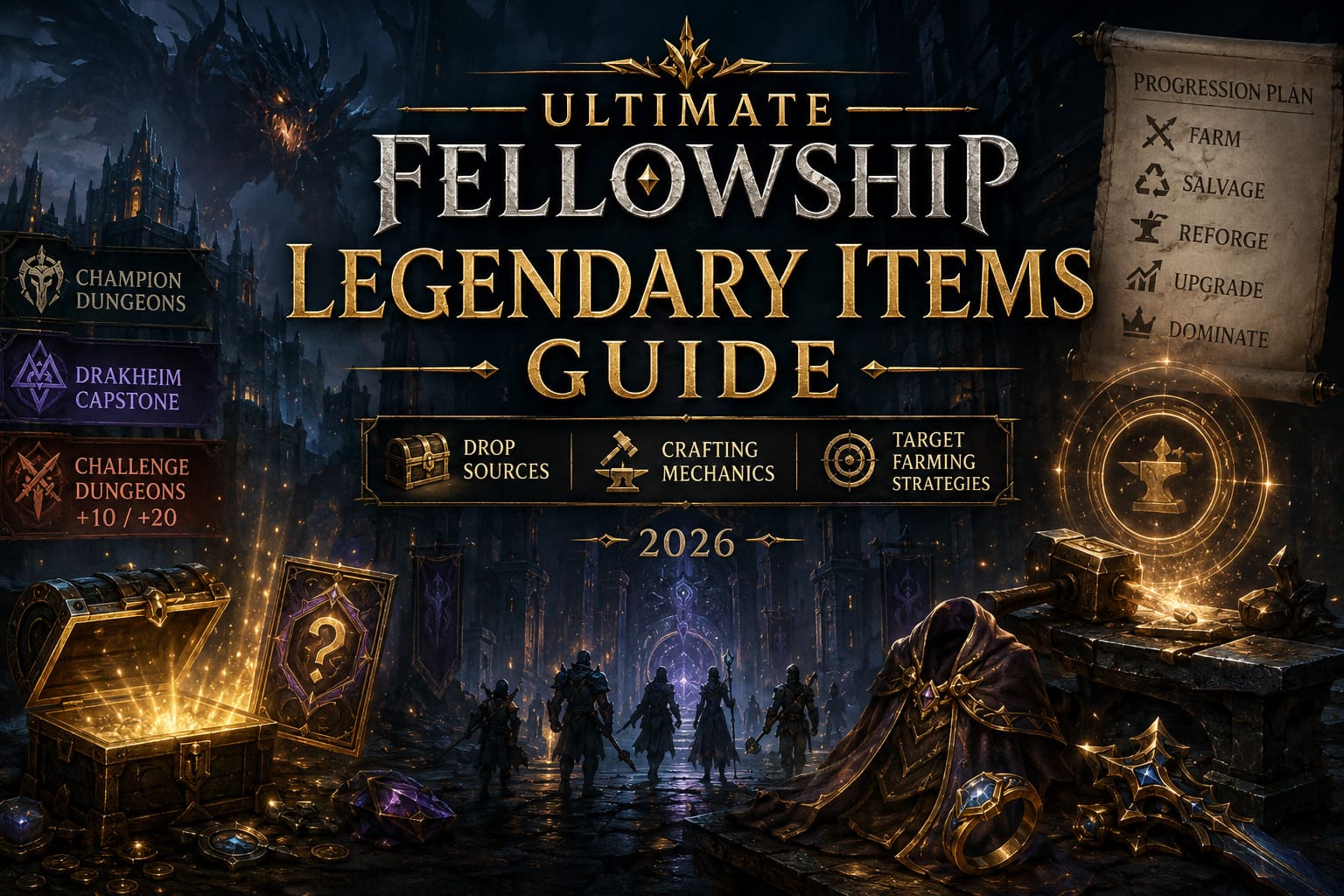 Fellowship Legendary Items Guide: Drop Sources, Crafting Mechanics, and Target Farming Strategies (2026) Fellowship Legendary Items Guide: Drop Sources, Crafting Mechanics, and Target Farming Strategies (2026)