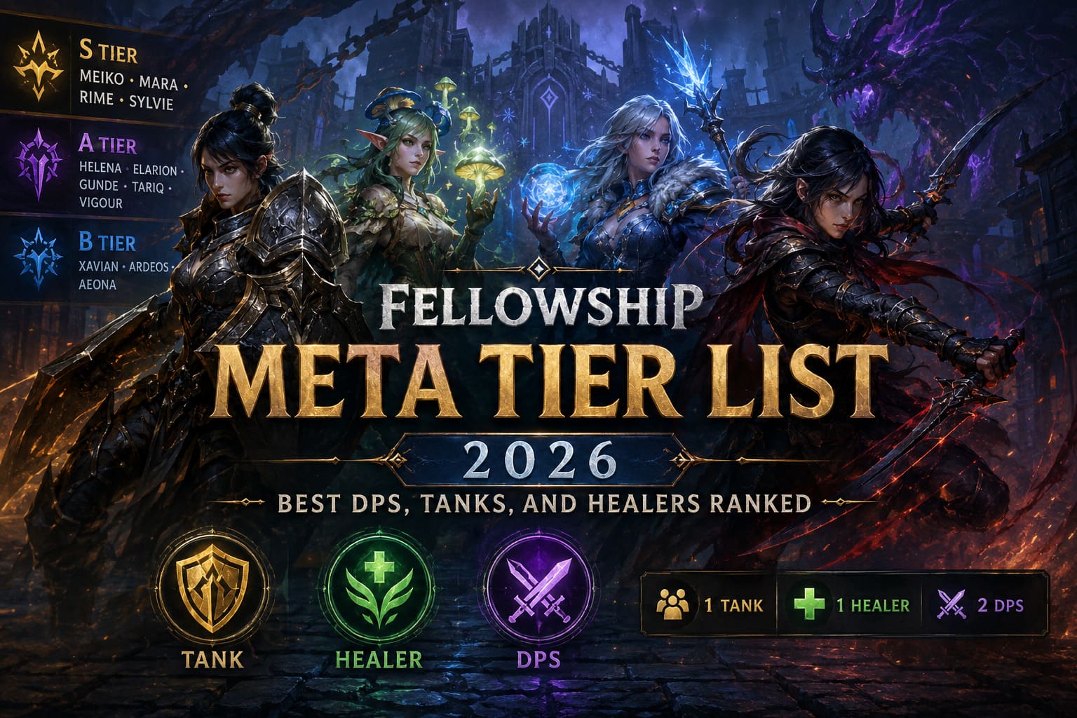 Fellowship Meta Tier List 2026: Best DPS, Tanks, and Healers Ranked Fellowship Meta Tier List 2026: Best DPS, Tanks, and Healers Ranked