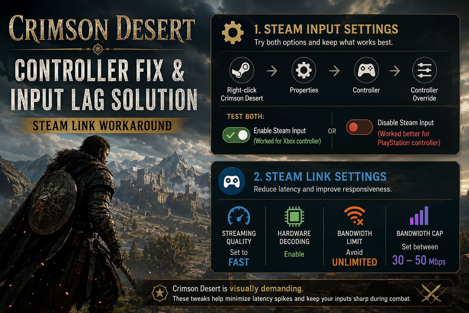 Fix Crimson Desert Controller Not Working & Keyboard Mouse Input Lag ...