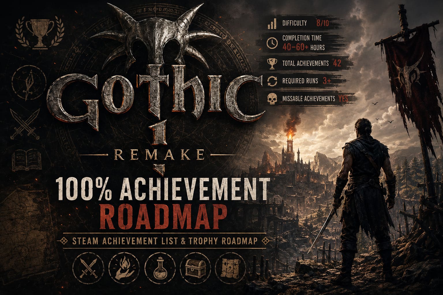 Gothic 1 Remake Achievements Guide: 100% Steam Achievement List & Trophy Roadmap Gothic 1 Remake Achievements Guide: 100% Steam Achievement List & Trophy Roadmap