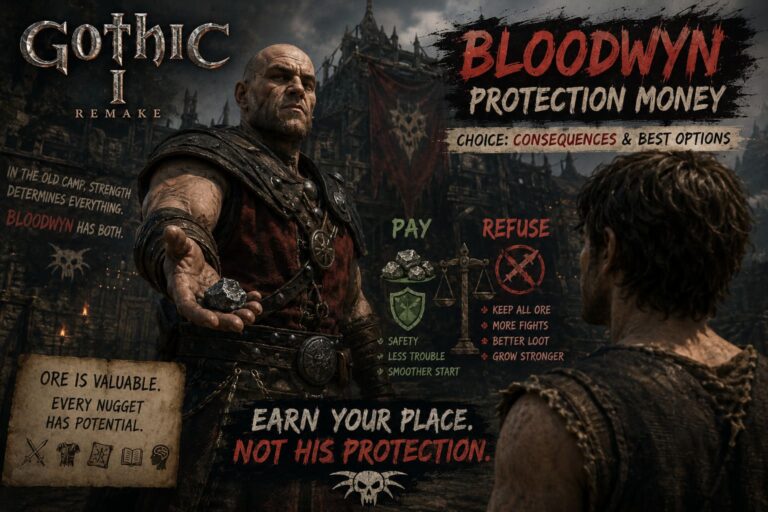 Gothic 1 Remake Bloodwyn Protection Money Choice: Consequences & Best Options Explained