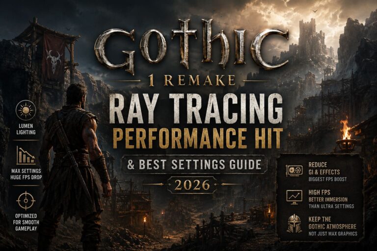 Gothic 1 Remake Ray Tracing Performance Hit & Best Settings Guide (2026)