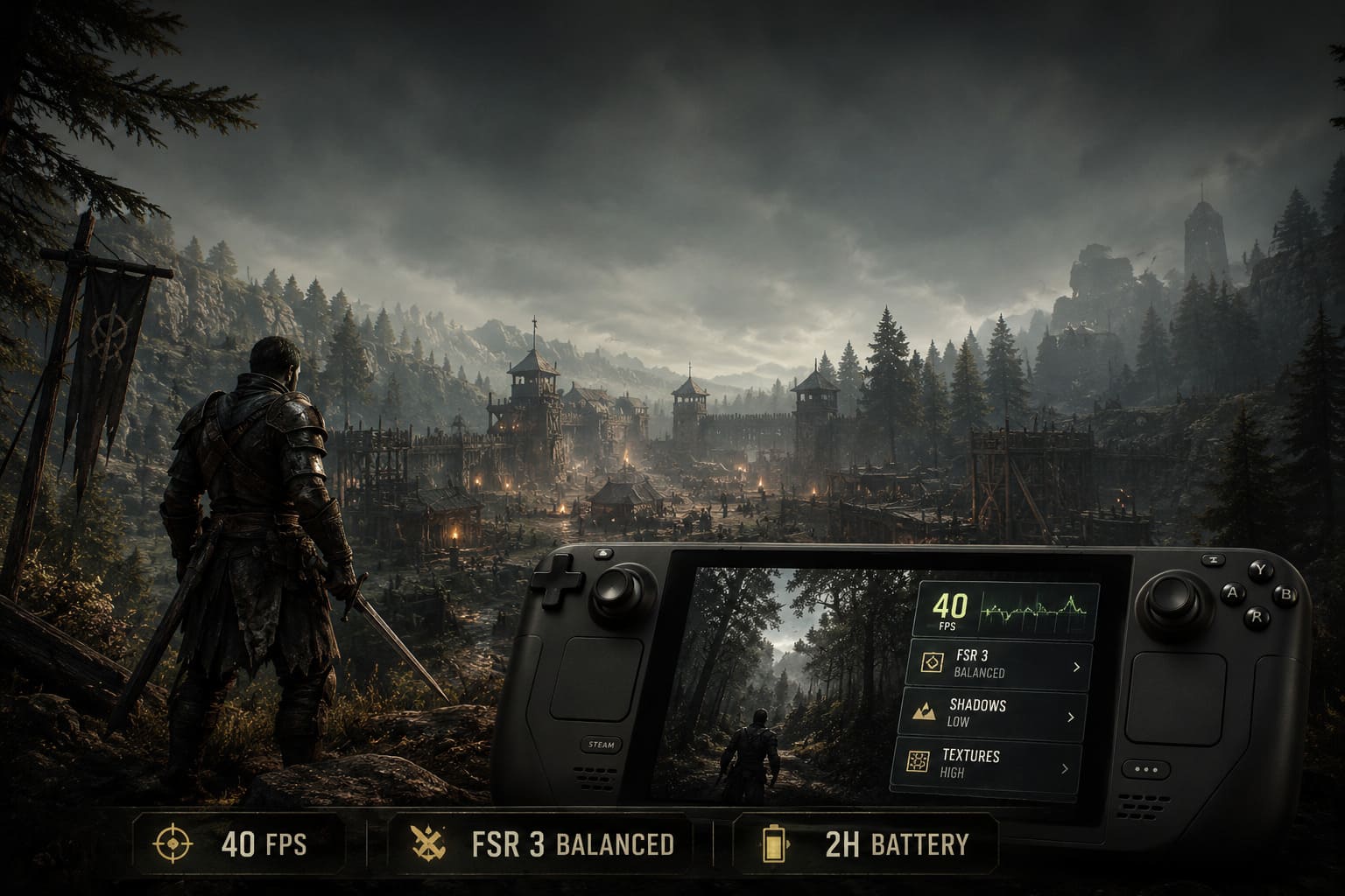 Gothic 1 Remake Steam Deck Best Settings: 2026 Optimization Guide for 40 FPS & Battery Life Gothic 1 Remake Steam Deck Best Settings: 2026 Optimization Guide for 40 FPS & Battery Life