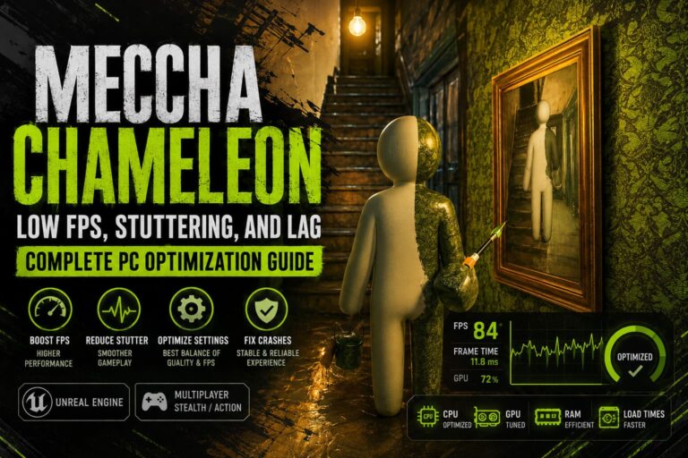 How to Fix MECCHA CHAMELEON Low FPS, Stuttering, and Lag: Complete PC Optimization Guide (2026) How to Fix MECCHA CHAMELEON Low FPS, Stuttering, and Lag: Complete PC Optimization Guide (2026)