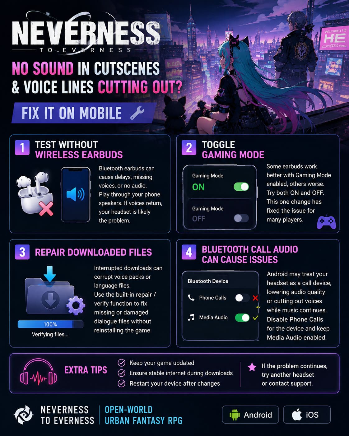 How to Fix Neverness to Everness No Sound in Cutscenes and Voice Lines Cutting Out Bug How to Fix Neverness to Everness No Sound in Cutscenes and Voice Lines Cutting Out Bug