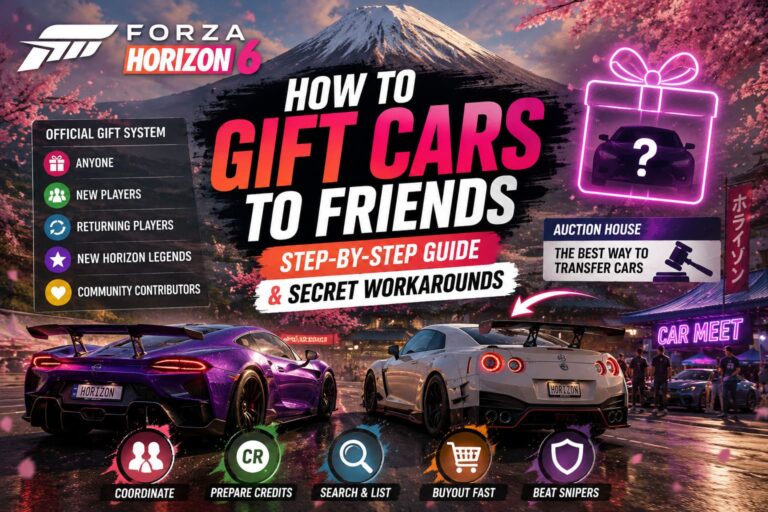 How to Gift Cars to Friends in Forza Horizon 6: Step-by-Step Guide and Secret Workarounds