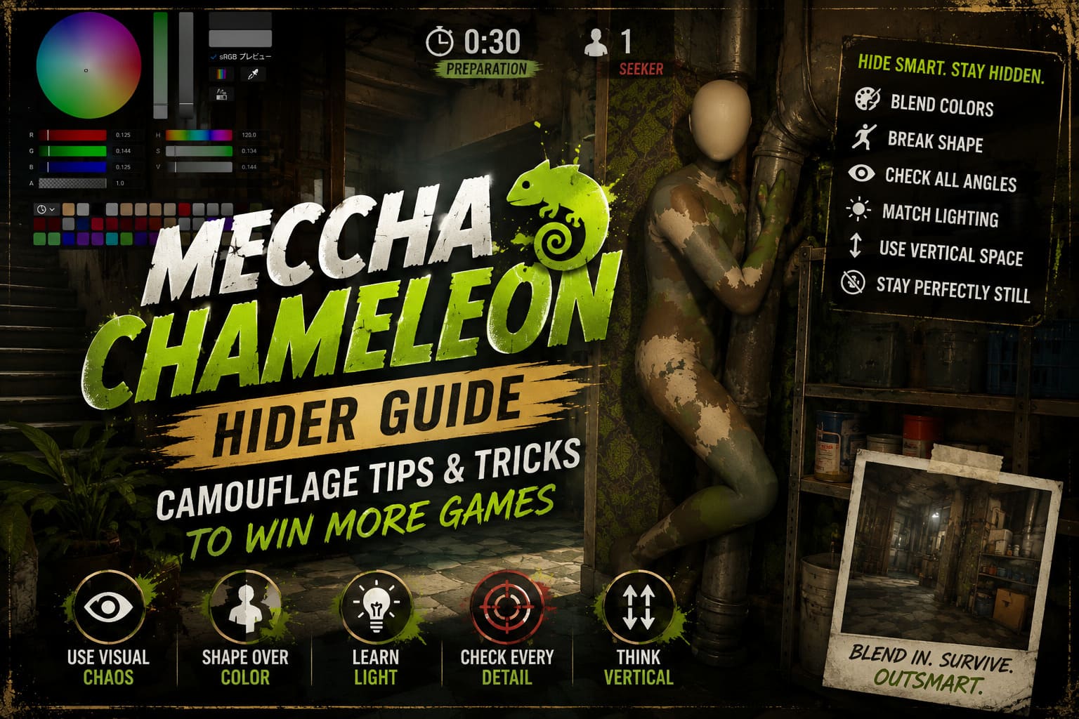 MECCHA CHAMELEON Hider Guide: Camouflage Tips and Tricks to Win More Games MECCHA CHAMELEON Hider Guide: Camouflage Tips and Tricks to Win More Games