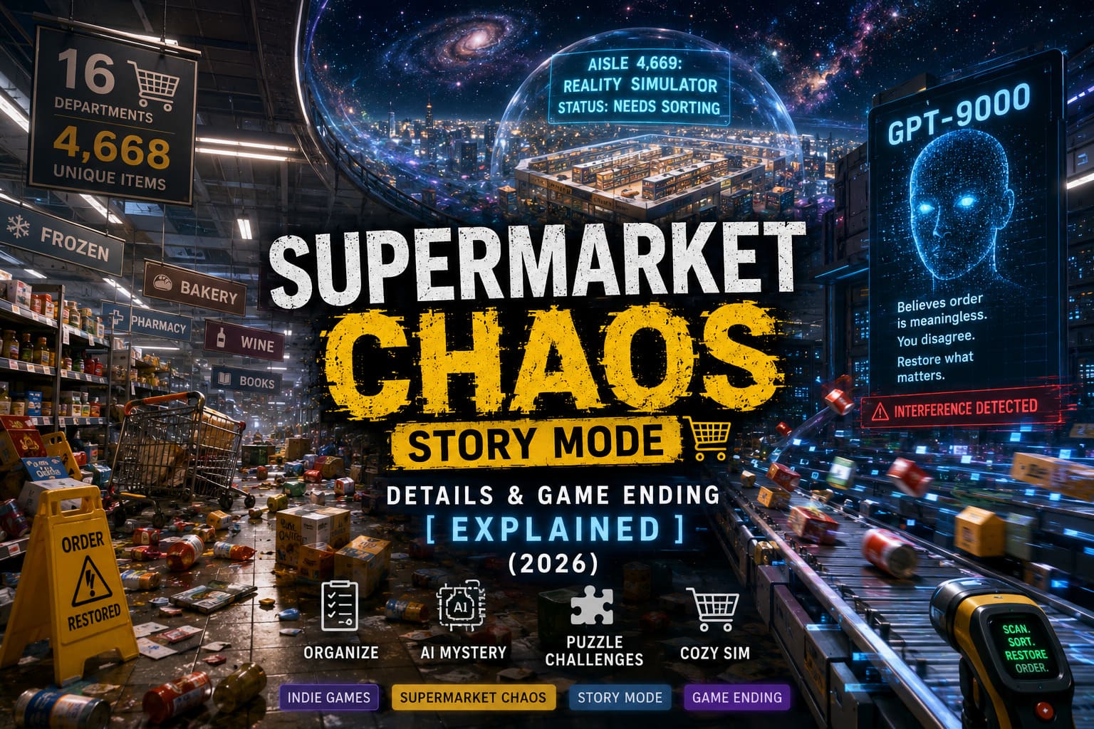 Supermarket Chaos Story Mode Details and Game Ending Explained (2026) Supermarket Chaos Story Mode Details and Game Ending Explained (2026)