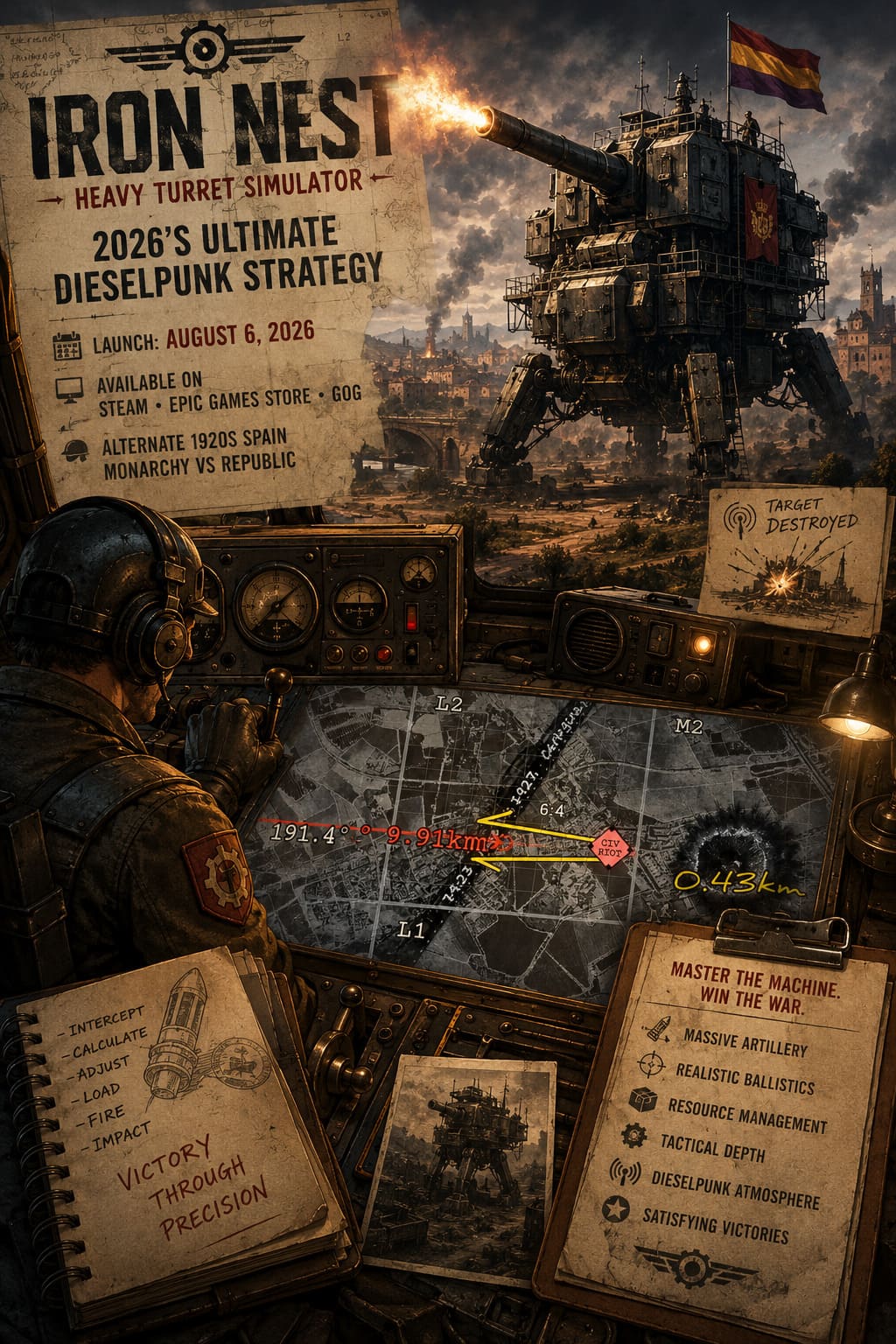 Why Iron Nest Heavy Turret Simulator is 2026’s Ultimate Dieselpunk Strategy Game and How to Play on Epic Games Store Why Iron Nest Heavy Turret Simulator is 2026’s Ultimate Dieselpunk Strategy Game and How to Play on Epic Games Store