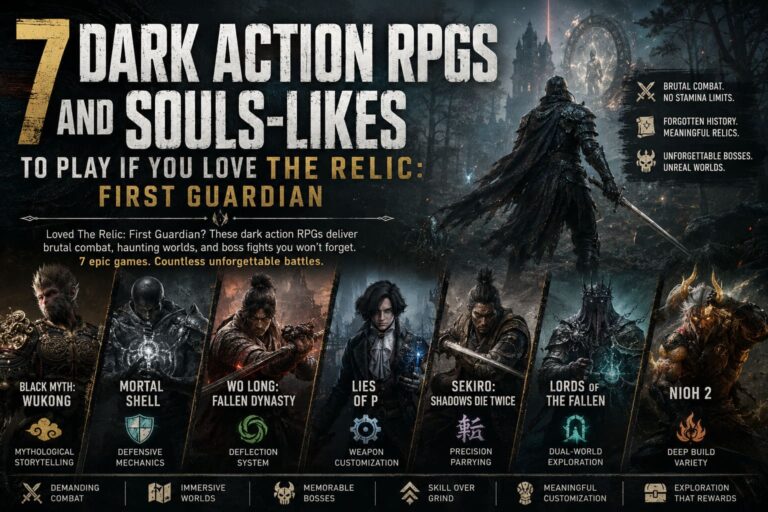 7 Dark Action RPGs and Souls-Likes to Play If You Love The Relic: First Guardian