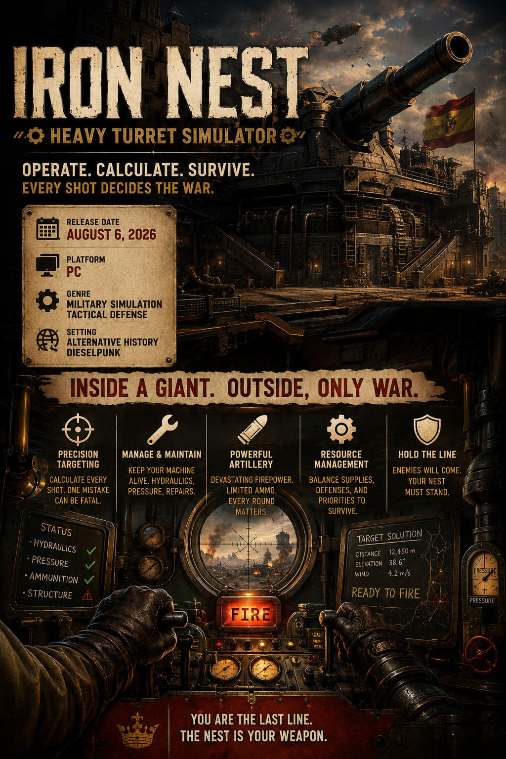 Iron Nest Heavy Turret Simulator Release Date, Gameplay, and Everything We Know So Far Iron Nest Heavy Turret Simulator Release Date, Gameplay, and Everything We Know So Far