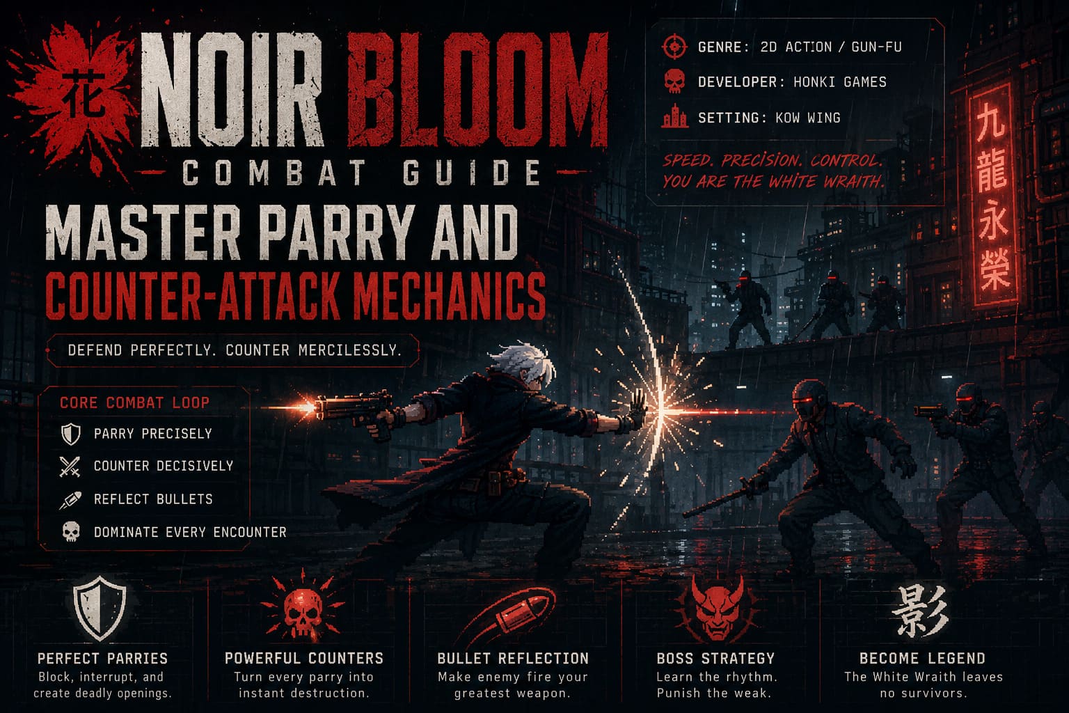 Noir Bloom Combat Guide: Master Parry and Counter-Attack Mechanics Noir Bloom Combat Guide: Master Parry and Counter-Attack Mechanics