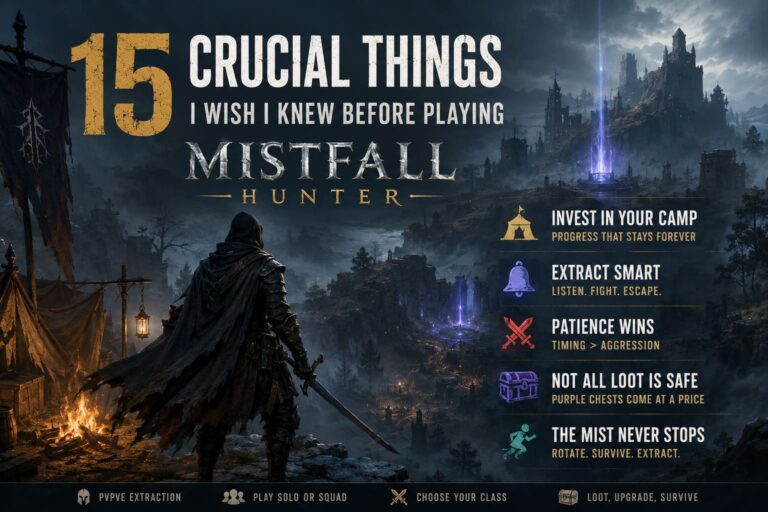 15 Crucial Things I Wish I Knew Before Playing Mistfall Hunter: Beginner Guide 15 Crucial Things I Wish I Knew Before Playing Mistfall Hunter: Beginner Guide