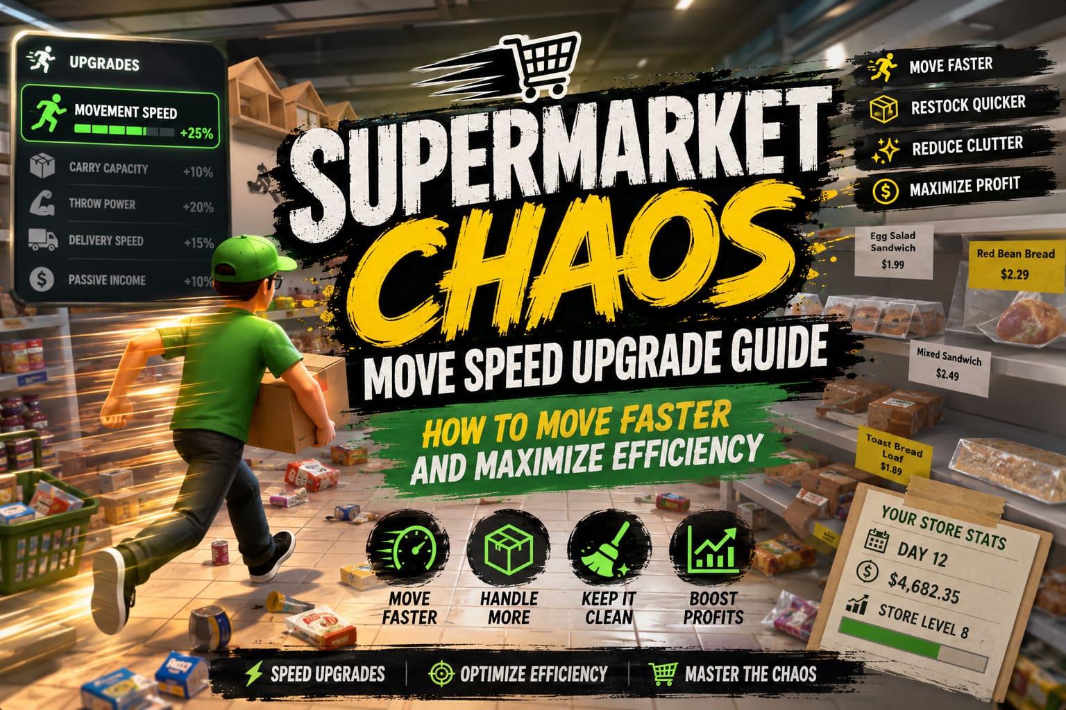 Supermarket Chaos Move Speed Upgrade Guide: How to Move Faster and Maximize Efficiency