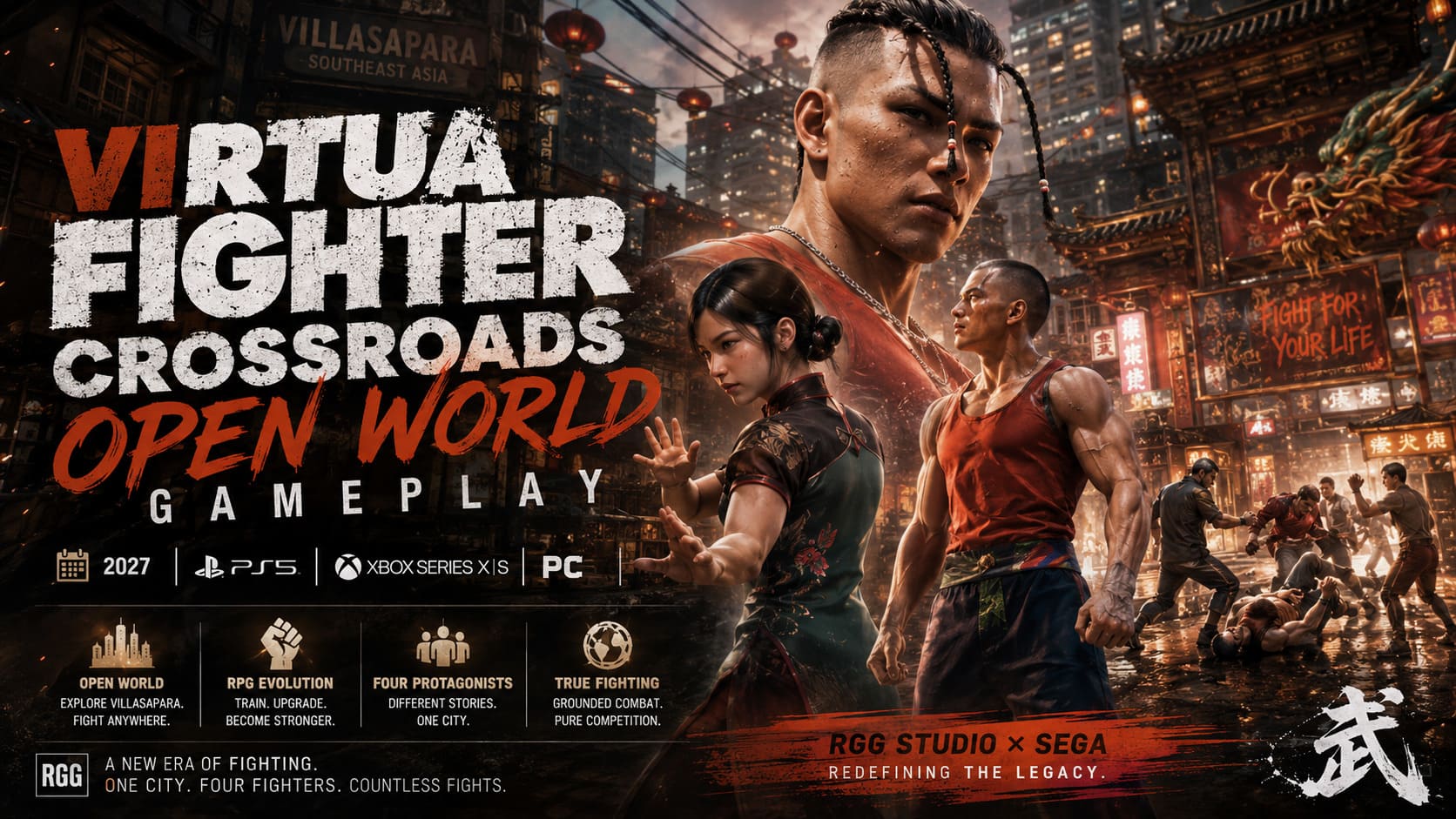 Virtua Fighter Crossroads Open World Gameplay: Ryu Ga Gotoku Revolutionizes the Iconic Fighting Series