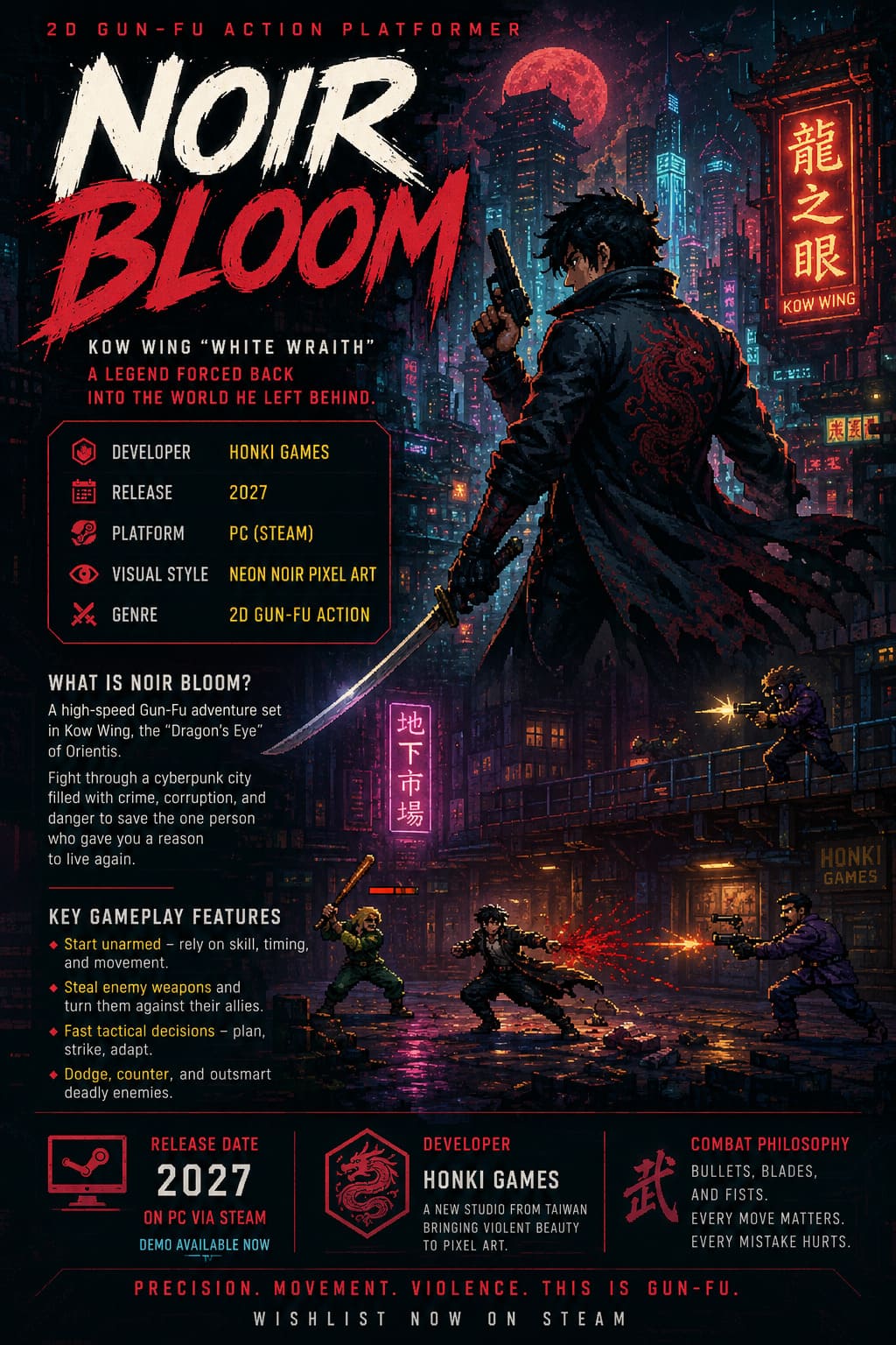 Noir Bloom Game Guide: Honki Games, Previous Titles, and Release Date News Noir Bloom Game Guide: Honki Games, Previous Titles, and Release Date News