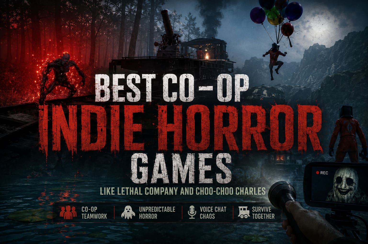 Best Co-Op Indie Horror Games Like Lethal Company and Choo-Choo Charles