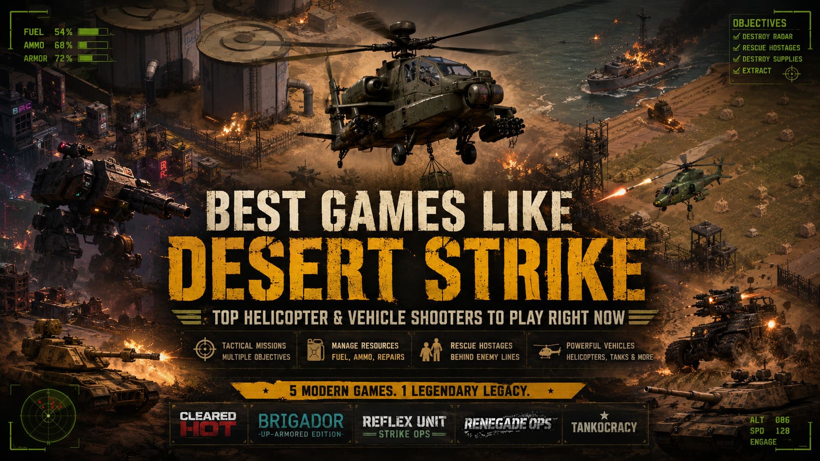 Best Games Like Desert Strike on Steam: Top Helicopter and Vehicle Shooters to Play Right Now Best Games Like Desert Strike on Steam: Top Helicopter and Vehicle Shooters to Play Right Now