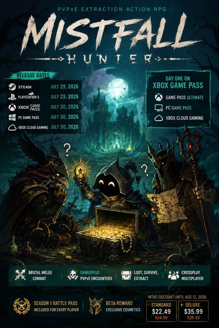 Is Mistfall Hunter Day One on Xbox Game Pass? Release Date, Platforms, and Everything We Know Is Mistfall Hunter Day One on Xbox Game Pass? Release Date, Platforms, and Everything We Know