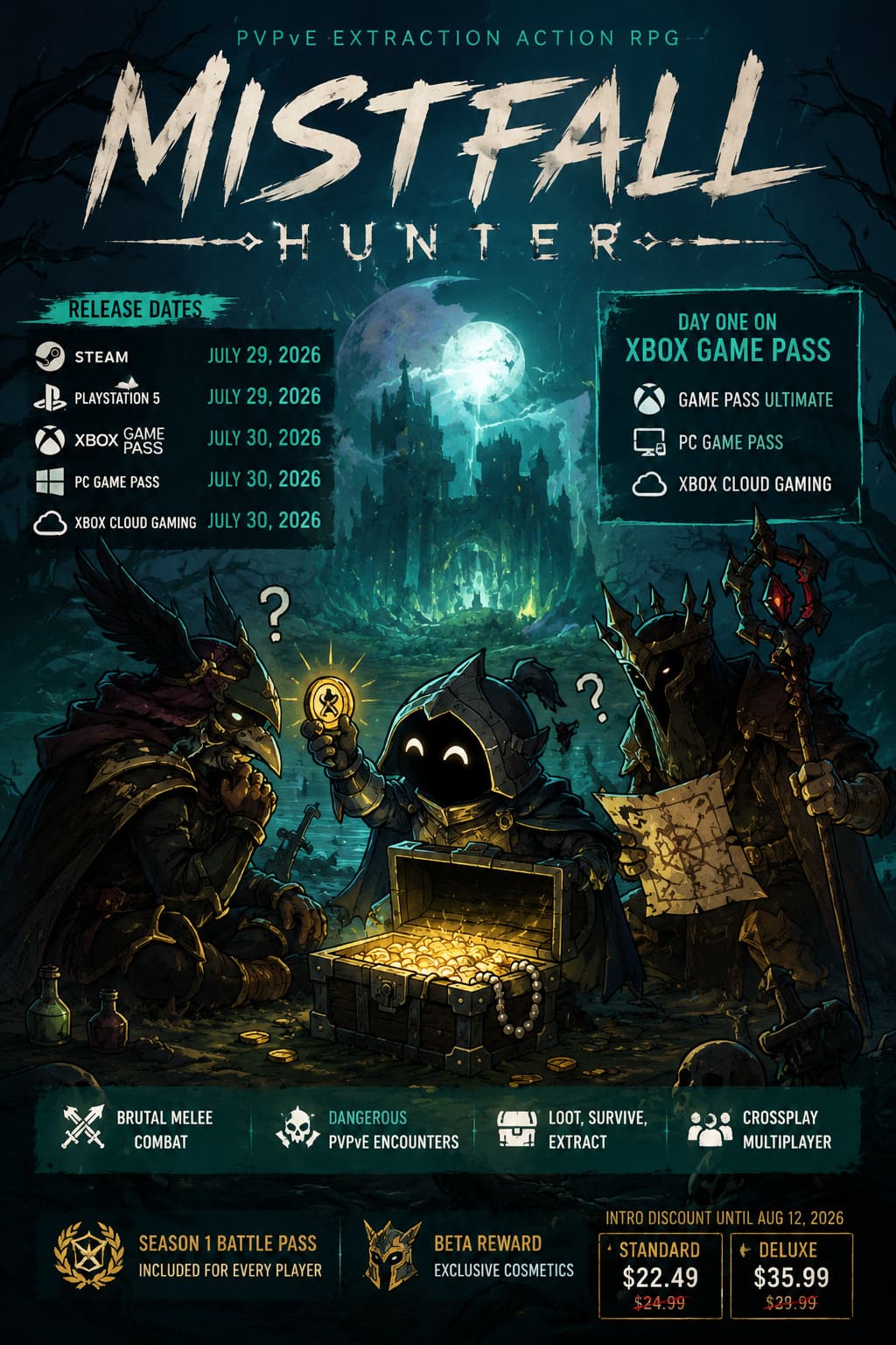Is Mistfall Hunter Day One on Xbox Game Pass? Release Date, Platforms, and Everything We Know Is Mistfall Hunter Day One on Xbox Game Pass? Release Date, Platforms, and Everything We Know