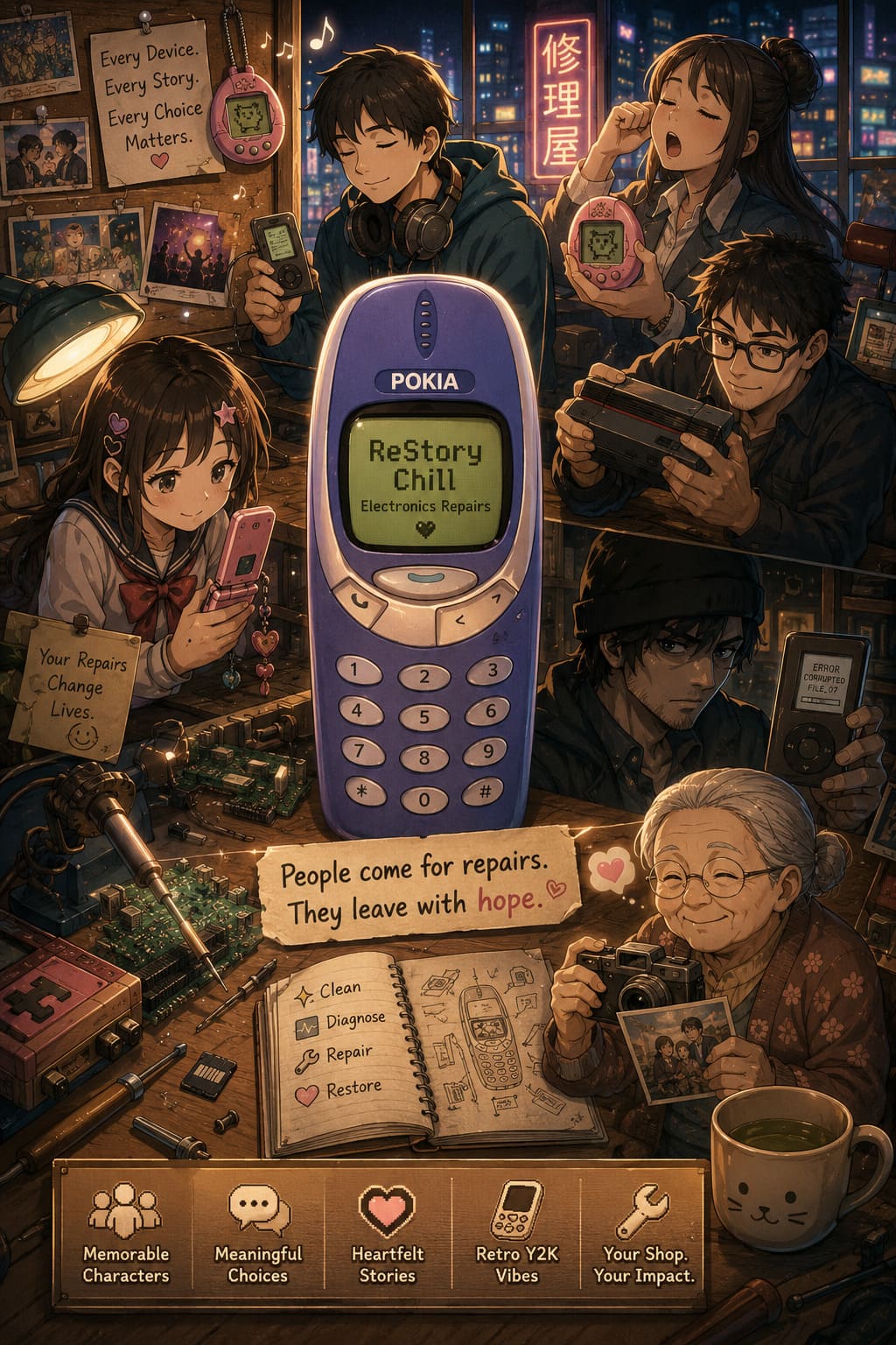 ReStory Chill Electronics Repairs Characters List: The Ultimate Guide to Customers and Stories ReStory Chill Electronics Repairs Characters List: The Ultimate Guide to Customers and Stories
