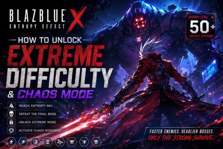 BlazBlue Entropy Effect X: How to Unlock Extreme Difficulty and Chaos Mode BlazBlue Entropy Effect X: How to Unlock Extreme Difficulty and Chaos Mode
