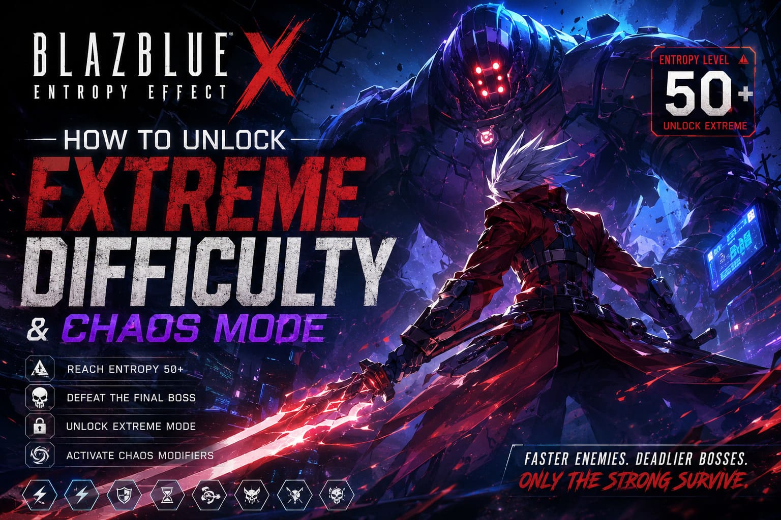 BlazBlue Entropy Effect X: How to Unlock Extreme Difficulty and Chaos Mode BlazBlue Entropy Effect X: How to Unlock Extreme Difficulty and Chaos Mode