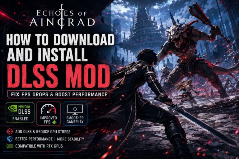 How to Download and Install Echoes of Aincrad DLSS Mod: Fix Performance & FPS Drops Now How to Download and Install Echoes of Aincrad DLSS Mod: Fix Performance & FPS Drops Now