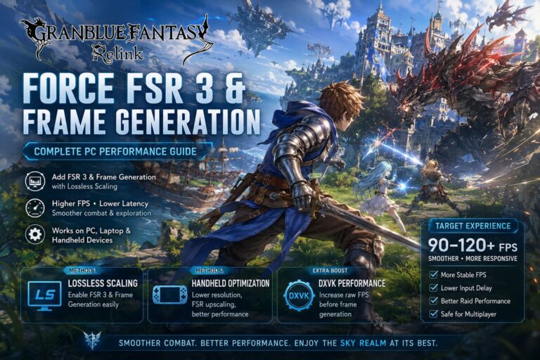 How to Force FSR 3 and Frame Generation in Granblue Fantasy Relink: Complete PC Performance Guide