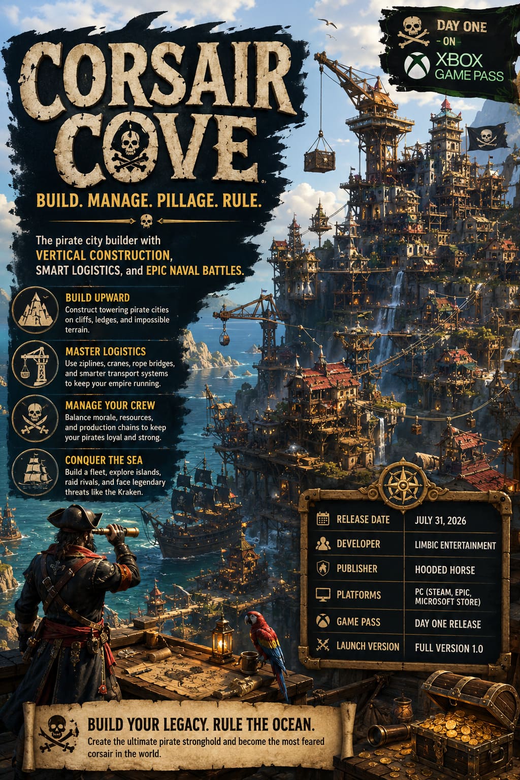 Is Corsair Cove Coming to Xbox Game Pass? Release Date, Platforms, and Day One Subscription Details Explained Is Corsair Cove Coming to Xbox Game Pass? Release Date, Platforms, and Day One Subscription Details Explained