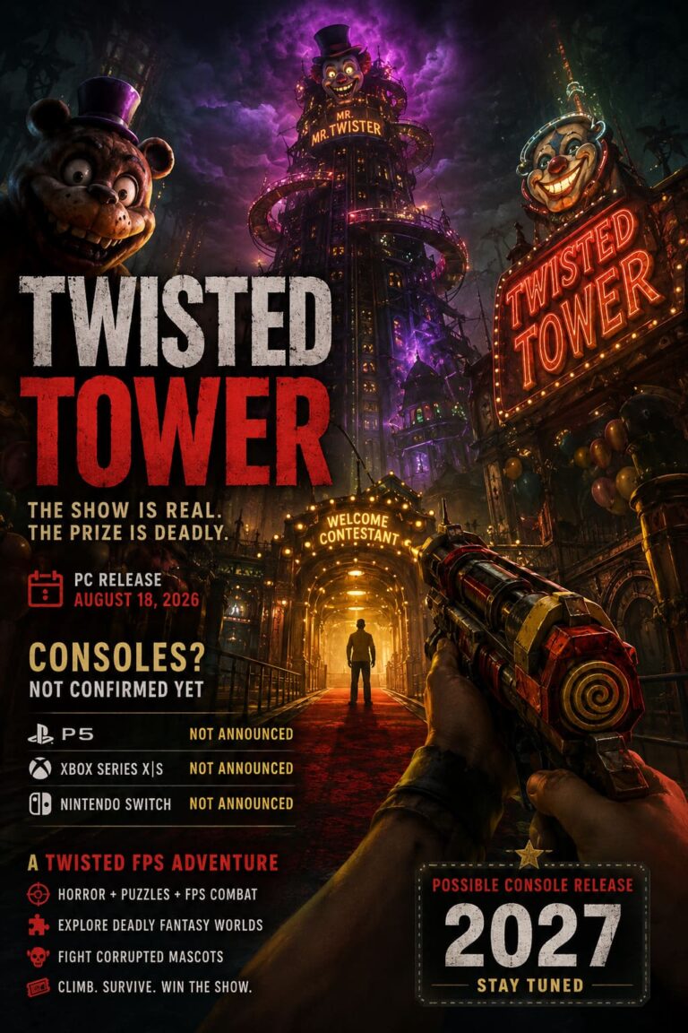 Is Twisted Tower Coming to PS5, Xbox Series X|S, and Nintendo Switch? Release Date and Console Port Rumors